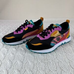 SOLD Puma future rider FV lava shoes women’s size 8 multicolor athletic